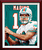 Giclee print on Canvas of Dan Marino