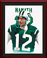 Giclee print on Canvas ofJoe Namath