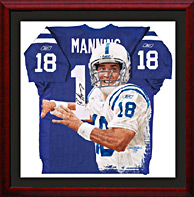 Giclee print on Canvas of Peyton Manning