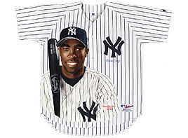 Hand-Painted Alfonso Soriano Baseball Jersey