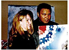 Karen O'Neil Ganci and Muhammed Ali