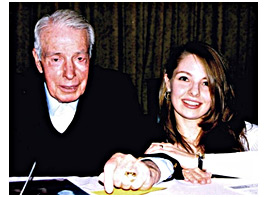 Karen O'Neil Ganci and Joe DiMaggio