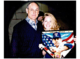 Karen O'Neil Ganci and Nolan Ryan