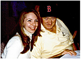 Karen O'Neil Ganci and Ted Williams