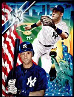 Hand-Painted Original - Derek Jeter