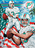 Hand-Painted Original - Dan Marino