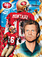 Hand-Painted Original - Joe Montana