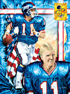 Hand-Painted Original - Phil Simms