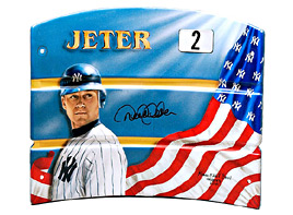 Hand-Painted Derek Jeter Seat Back